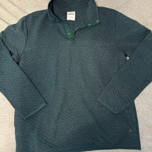 Sonoma Forest Green Quilted Pullover